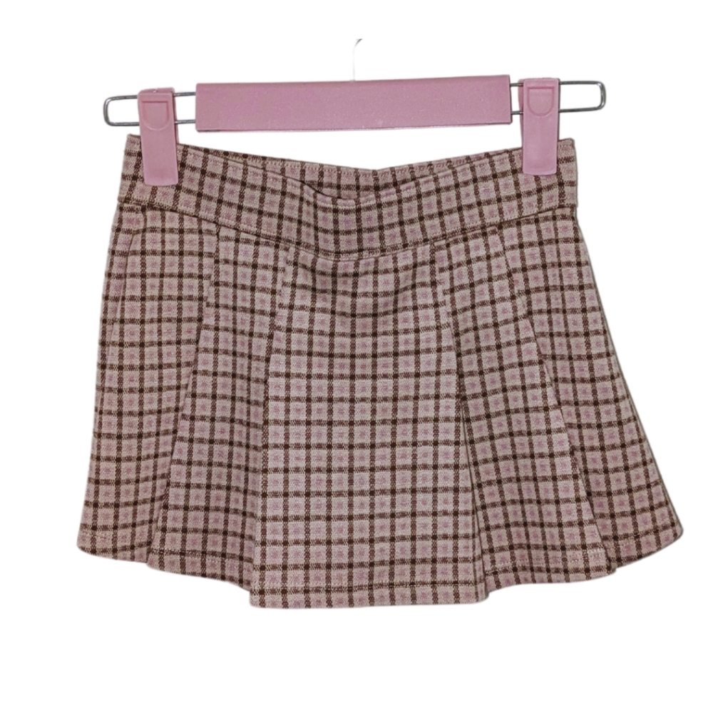 Abercrombie Kids Girl's Elastic Waist Pleated Skirt Short